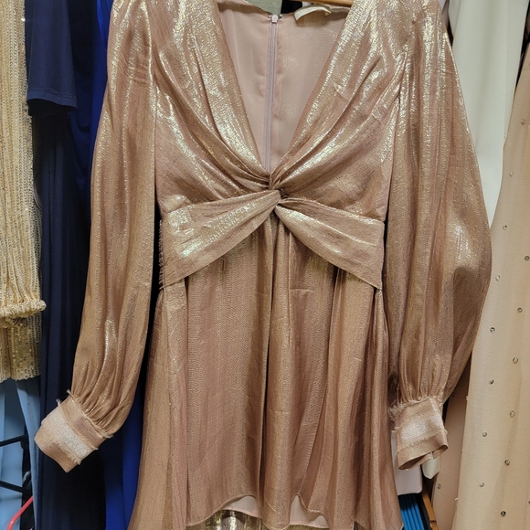 Ramy Brook Rose Gold Dress - Picture 2 of 5